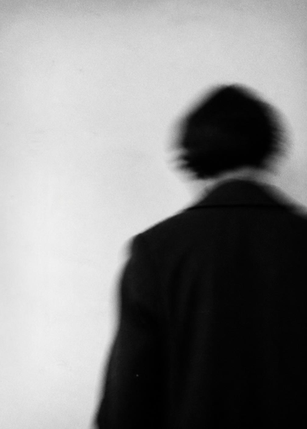 Anonymous figure, cursor reveal